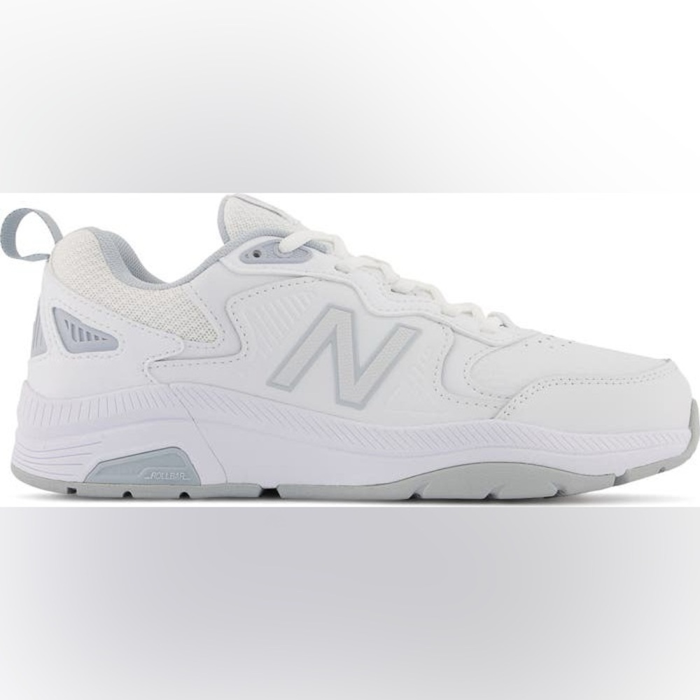 New Balance 857 White Athletic Training Shoes, Size 8 Wide - Picture 2 of 12